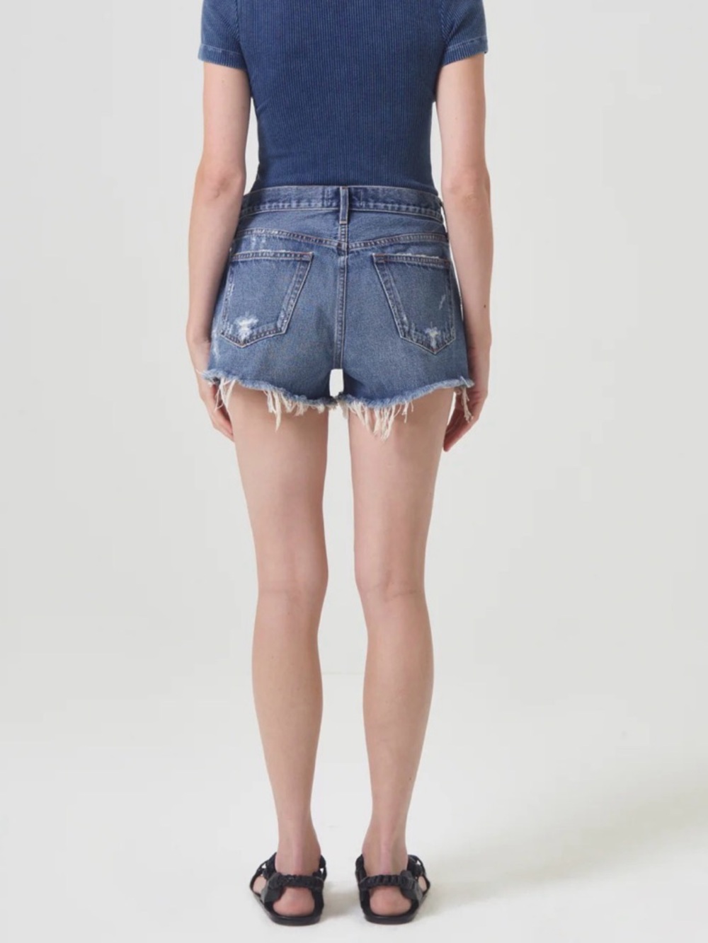 AGOLDE Parker Vintage Cut Off Short | Dark Swapmeet | Size 26 - Picture 4 of 8